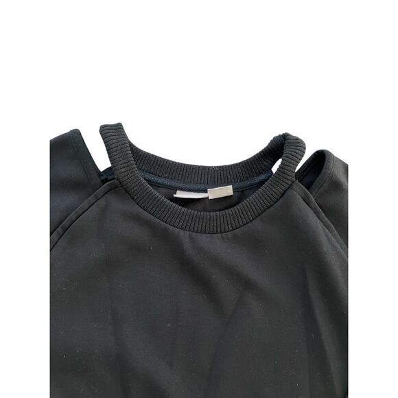 Chicos Zenergy Casual Pullover Sweater Peek A Boo Shoulder Cut Out US Size 12/14 - Picture 5 of 6